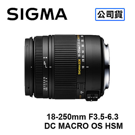 SIGMA 18-250mm F3.5-6.3 DC MACRO OS HSM 防手震鏡頭 三年保固 恆伸公司貨FOR NIKON