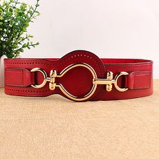 皮帶真皮寬版腰帶-時尚鬆緊裙子裝飾女腰封5色73ra26【米蘭精品】