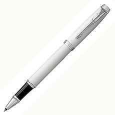 PARKER 派克NEW IM白桿白夾鋼珠筆*可免費刻字