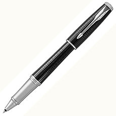 PARKER 派克紳士系列格紋烏木黑鋼珠筆藍細