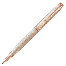 PARKER 派克卓爾 玫瑰金純銀格原子筆