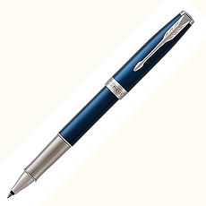 PARKER 派克卓爾 海洋藍白夾鋼珠筆藍粗