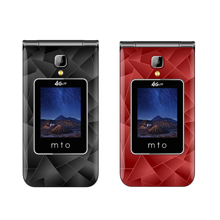 MTO M68+ 2 4G 老人機/孝親機/摺疊機超大鈴聲、可觸控、臉書、LINE