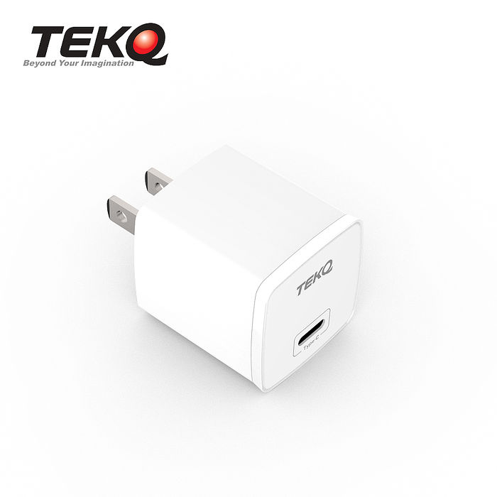 TEKQ 20W USB-C PD 快速充電器/豆腐頭/快充頭