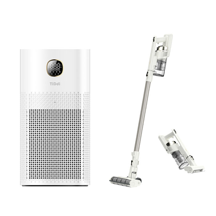 TiDdi 生態超能離子空氣清淨除菌機(P890)+無線除蹣吸塵器豪華組(S730)