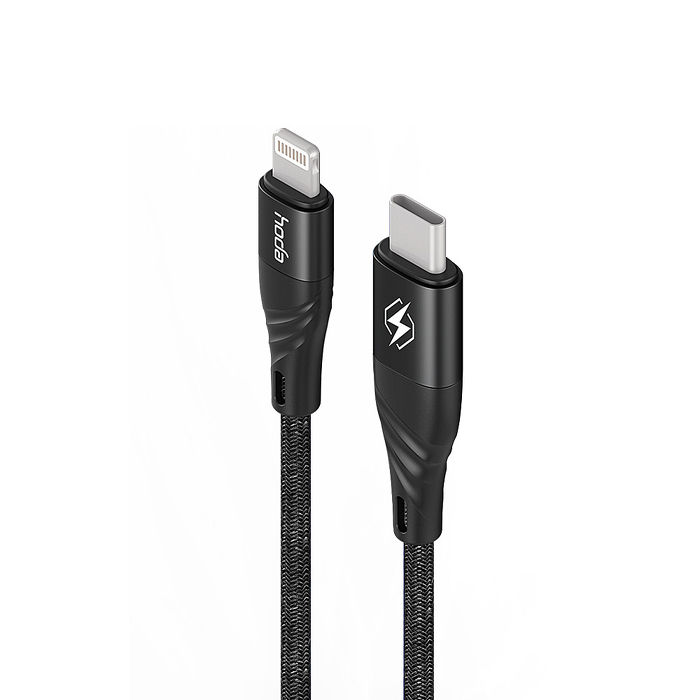 【hoda】 MFi PD USB-C To Lightning M1尼龍編織快速充電傳輸線-30cm