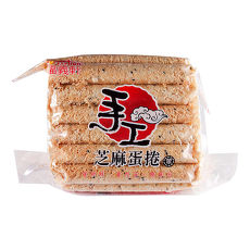 【福義軒】芝麻蛋捲(葷食) ( 500g/包 ) 3包