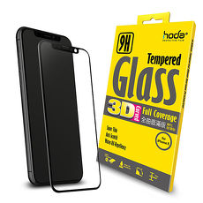 hoda 3D【iPhone X/XS 5.8吋】全曲面滿版9H鋼化玻璃保護貼 黑