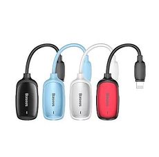 【三合一】Baseus Apple 雙Lightning母座+3.5mm 轉接器 L51