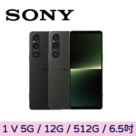 SONY Xperia 1 V 5G 12G/512G★送防摔殼+玻璃保貼+氮化鎵閃充經典黑