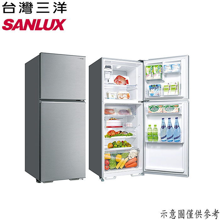 SANLUX台灣三洋 321公升1級能效雙門冰箱 SR-C321B1B