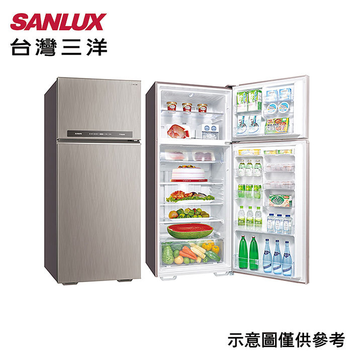 SANLUX台灣三洋533公升1級能效變頻雙門冰箱 SR-C533BV1A