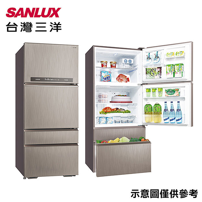 【好禮送】SANLUX台灣三洋 560公升1級能效變頻四門冰箱 SR-C560DV1
