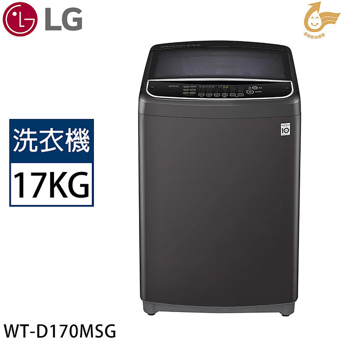 LG樂金 17公斤直驅變頻直立式洗衣機 WT-D170MSG