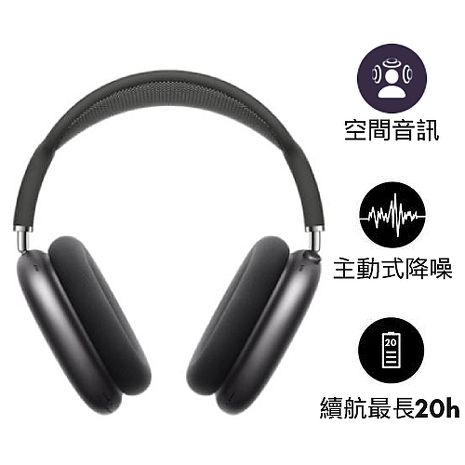 Apple 原廠 Airpods Max 無線耳罩式藍牙耳機 MGYH3TA/A 太空灰