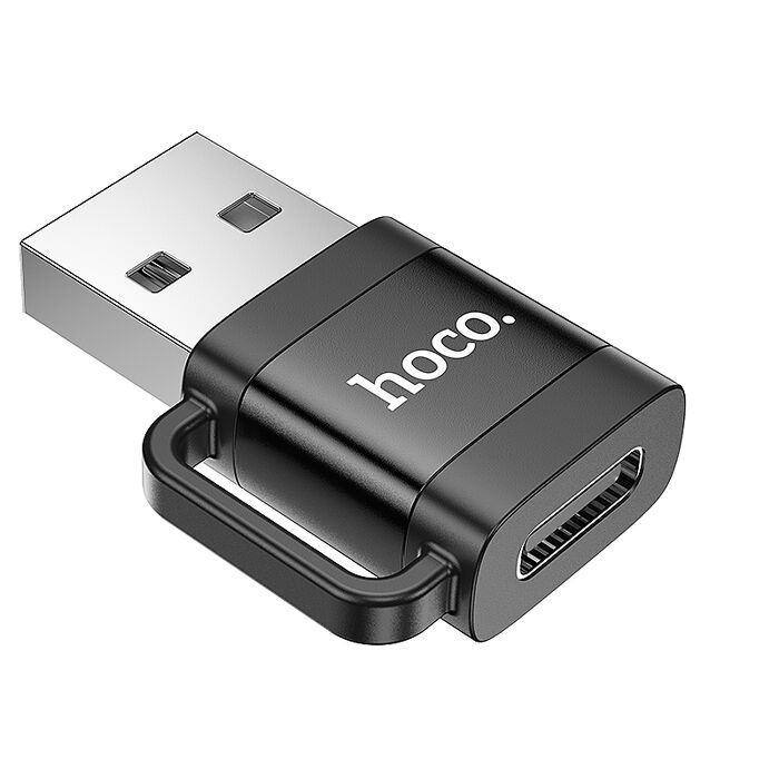 hoco. 浩酷UA31D USB公轉Type-C母USB2.0轉接頭 傳輸 安卓 Android / IP15以上手機/三星