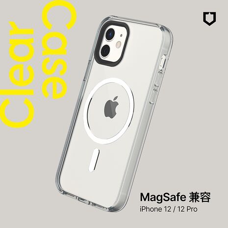 RHINOSHIELD 犀牛盾 iPhone 12/12 Pro/12 Pro Max Clear (MagSafe兼容) 超強磁吸透明防摔手機殼(抗黃終生保固)12 Pro Max(6.7吋)
