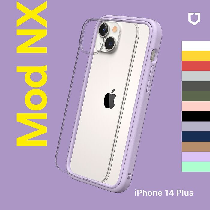 RHINOSHIELD 犀牛盾 iPhone 14 Plus 6.7吋 Mod NX 防摔邊框背蓋兩用手機保護殼紅