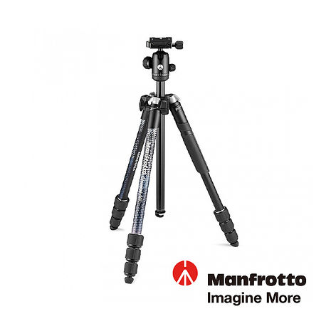 Manfrotto Element MII 鋁合金旅行三腳架套組-黑色 MKELMII4BK-BH