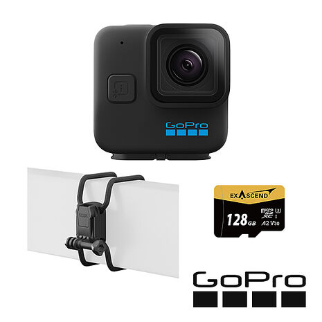 GoPro HERO 11 Black Mini 蜘蛛人套組 (HERO11Mini單機+Gumby彈性固定座+128G記憶卡) 公司貨