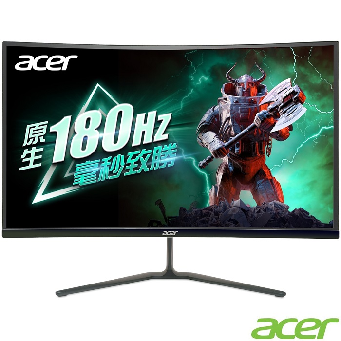 Acer ED270R S3 1500R曲面電競螢幕(27吋/FHD/180hz/1ms/VA)