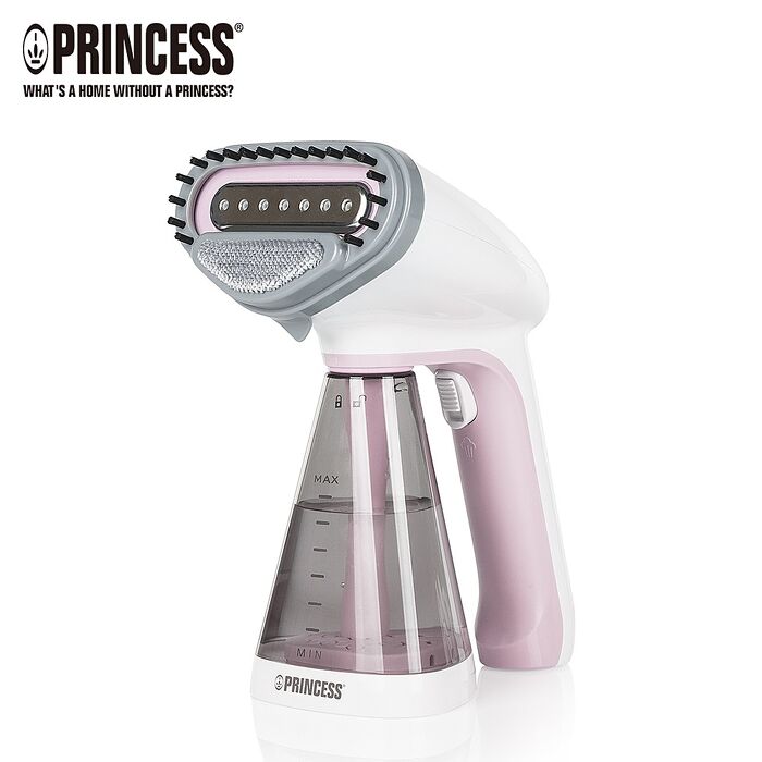PRINCESS荷蘭公主 手持式蒸氣掛燙機/櫻花粉 332846P