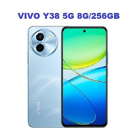 VIVO Y38 5G (8G/256G) 6.68吋 贈2好禮 智慧手機(公司貨)海洋藍