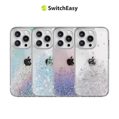 魚骨牌 SwitchEasy iPhone 15 Starfield 星砂防摔手機殼6.7吋 透明