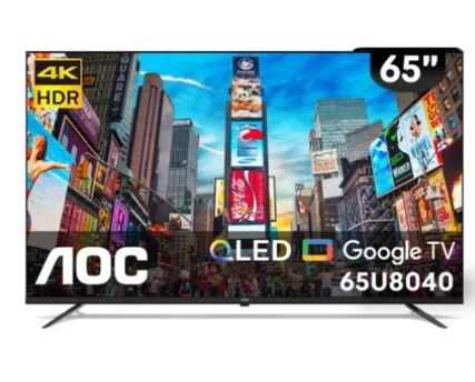 【智慧家庭】AOC 50吋 4K QLED Google TV 大型顯示器 50U8040 含基本安裝