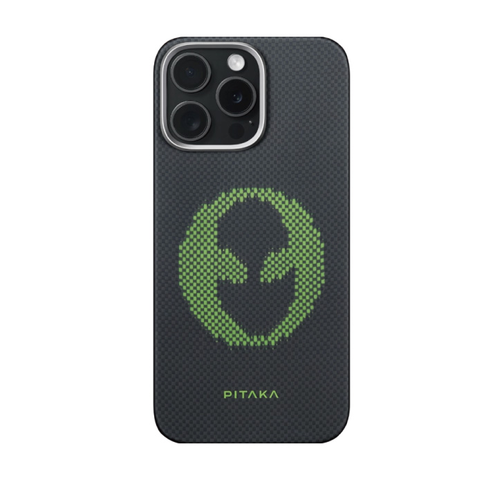 PITAKA iPhone 16 系列 Aries X PITAKA 首創夜光聯名設計手機殼 外星人iPhone 16 ProMax