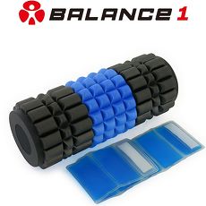 【BALANCE 1】瑜珈按摩滾輪-更換式冷熱敷袋(台灣製造-專利證書)