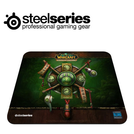 steelseries qck 魔獸世界 中布質鼠墊熊貓人斗笠