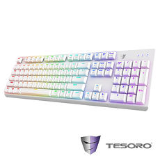 TESORO鐵修羅 剋龍劍Gram RGB機械式鍵盤-青軸中文白