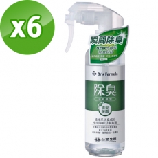 《台塑生醫》Drs Formula除臭清新噴霧(清爽茶香)255g(6入/組)