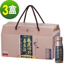 【台塑生醫】龜鹿四珍養生液50ml/14瓶(3盒/組)