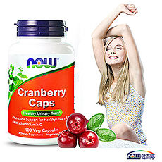 NOW健而婷 蔓越莓植物膠囊食品 (100顆/瓶)