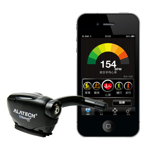 ALATECH iPhone專用 藍牙4.0自行車碼錶測速器 (SC001BLE)
