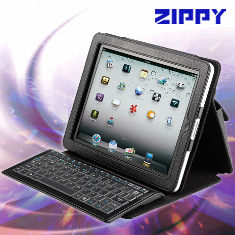 ZIPPY BT-540 iPad藍芽鍵盤皮套組