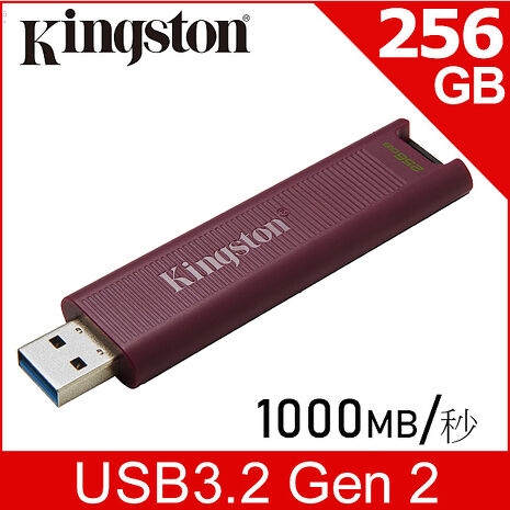 金士頓 Kingston DataTraveler Max Type-A USB3.2 Gen2 隨身碟 (DTMAXA/256GB)
