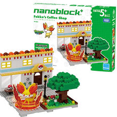 代理 精靈 寶可夢 神奇寶貝 河田積木 kawada nanoblock PP-003 小火狐的時尚咖啡廳