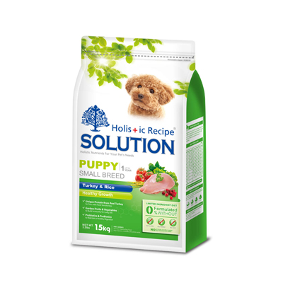 【SOLUTION】耐吉斯 幼犬 聰明成長配方 火雞肉+田園蔬菜 7.5公斤 X 1包