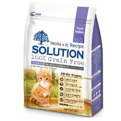 【SOLUTION】耐吉斯 成幼貓 精選鱒魚&深海鮭魚 低敏護毛 6磅 X 1包