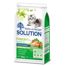 【SOLUTION】耐吉斯 成幼貓 綠茶化毛 火雞肉+鮭魚7.5公斤 X 1包