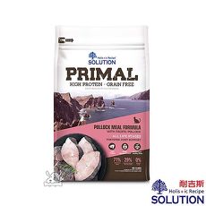 SOLUTION 耐吉斯 源野 高蛋白 鱈魚配方 無穀全齡貓糧 3lb 2包組