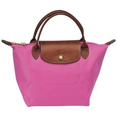 Longchamp 法國經典摺疊水餃包(S短把/泡泡粉) (驚喜下殺*)