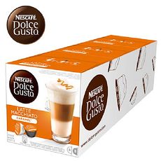 雀巢NESCAFE 焦糖瑪奇朵咖啡膠囊(Caramel Latte Macchiato) 3盒/條入