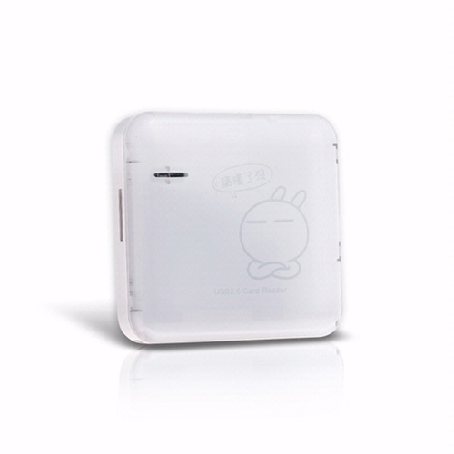 i2 兔斯基全方位多功能讀卡機讀懂了沒【銀色】