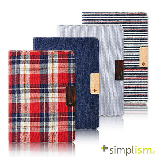 Simplism iPad Air 專用 側開布面側開掀蓋保護套