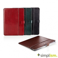Simplism iPad Air2 皮革收納袋紅色