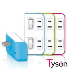Tyson太順電業 TS-022A 2切2座 2P便利型 節能小壁插